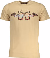 Beige Cotton Men's T-Shirt 1