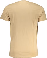 Beige Cotton Men's T-Shirt 2