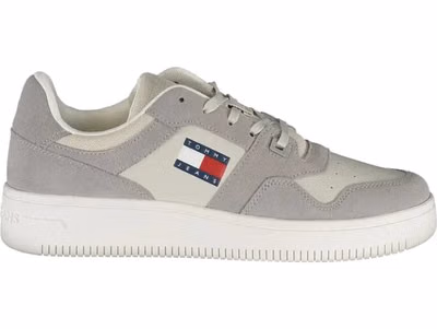 Grigio Pelle Men Sneaker