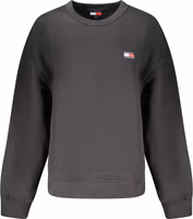 Black Cotton Women Sweatshirt 1