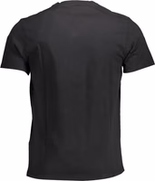 Black Cotton Men's T-Shirt 2
