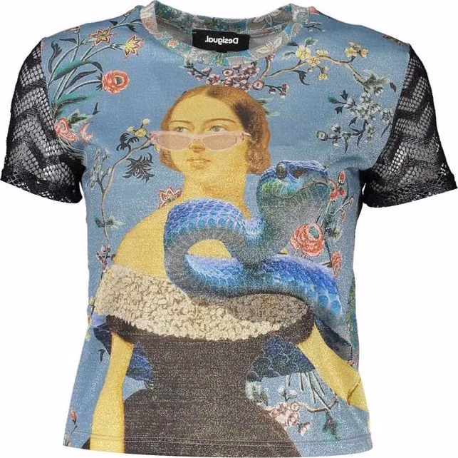 Azzurro Polyester Women T-Shirt