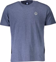 Blue Cotton Men T-Shirt 1
