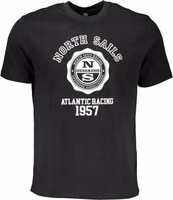Black Cotton Men T-Shirt 1