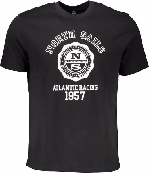 Black Cotton Men T-Shirt