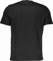 Black Cotton Men T-Shirt 2