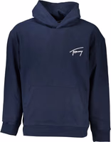 Blue Cotton Men's Hoodie 1