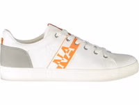 White Polyurethane Men Sneaker 1