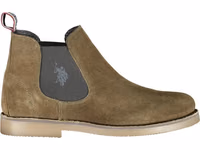 Green Leather Men's Boot 1