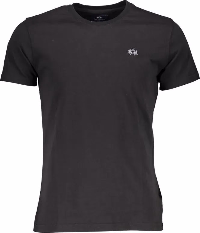 Black Cotton Men's T-Shirt