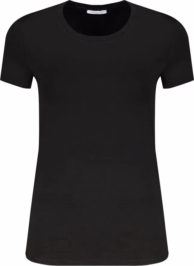 Black Organic Cotton Women T-Shirt