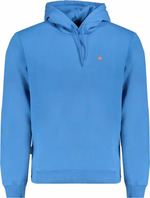 Blue Cotton Men Sweatshirt
