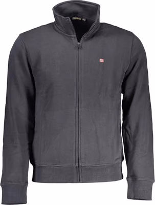 Black Cotton Men's Sweatshirt