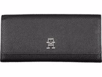 Black Polyurethane Women Wallet 1