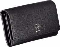 Black Polyurethane Women Wallet 3