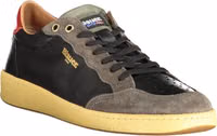 Black Leather Men Sneaker 2