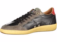 Black Leather Men Sneaker 3