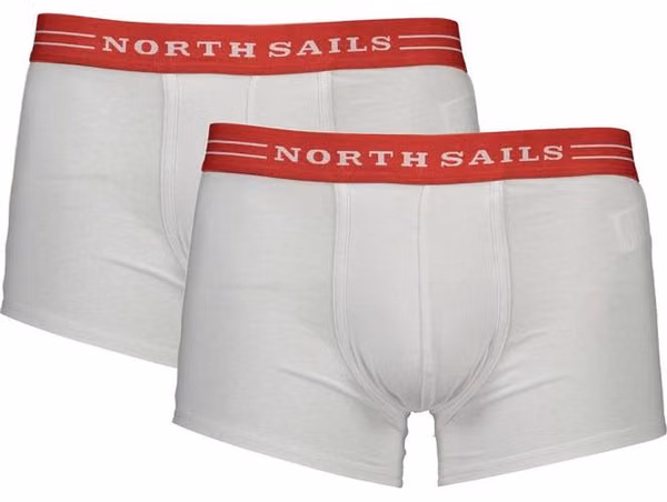 White Cotton Men's Boxer Briefs