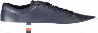 Blue Leather Men Sneaker