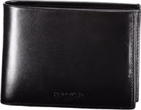 Black Leather Men Wallet 1