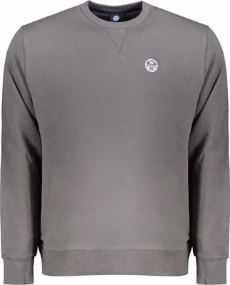 Grigio Cotton Men Sweatshirt