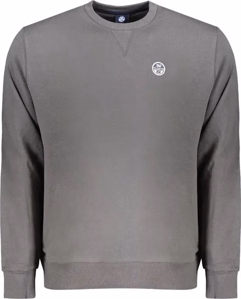 Grigio Cotton Men Sweatshirt