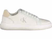 White Polyurethane Men's Sneaker 1