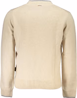 Beige Tessuto Men Sweater 2