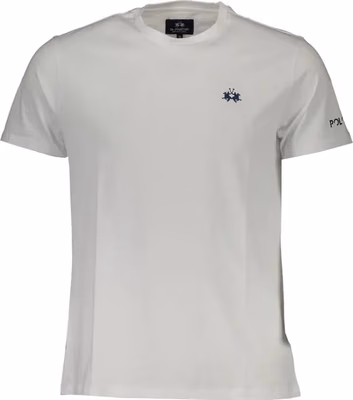 White Cotton Men's T-Shirt