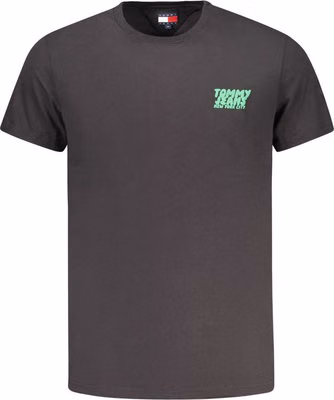 Black Cotton Men's T-Shirt