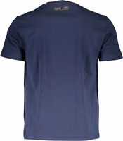 Blue Cotton Men's T-Shirt 2