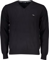 Black Cotton Men Sweater 1