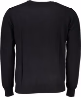 Black Cotton Men Sweater 2