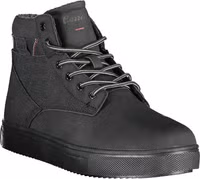 Black Polyurethane Men's Ankle Boot 2