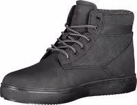Black Polyurethane Men's Ankle Boot 3