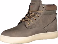 Brown Polyester Men Boot 3