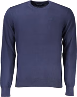 Blue Cotton Men Sweater 1