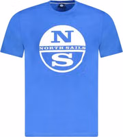 Blue Cotton Men's T-Shirt 1