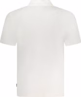White Cotton Men Polo Shirt 2