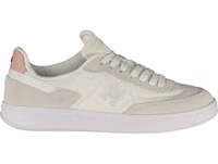 White Polyurethane Women Sneaker 1