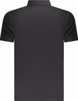 Black Cotton Men Polo Shirt 2