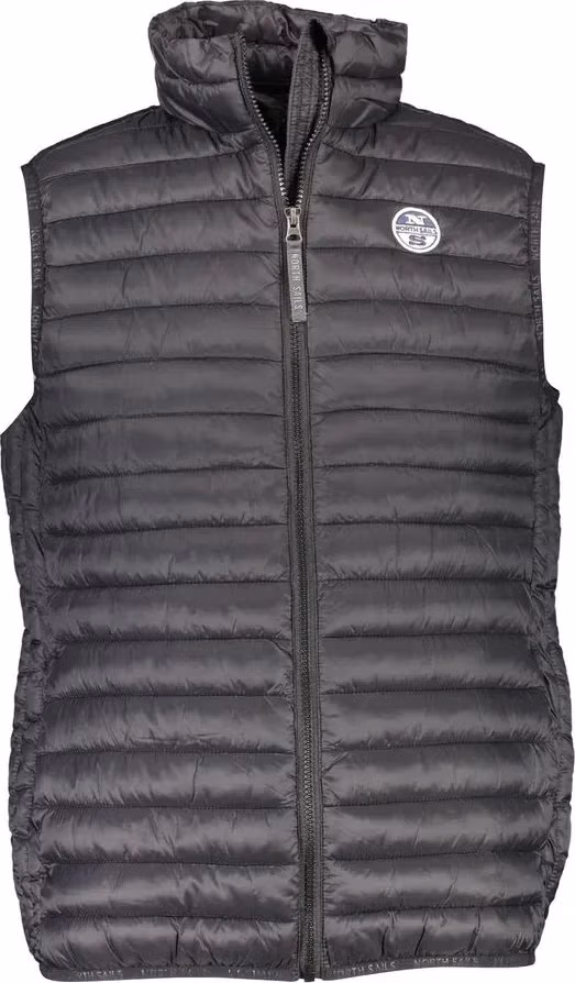 Black Polyamide Men's Vest