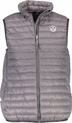 Grigio Poliammide Mens Vest