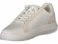 White Polyurethane Men Sneaker 3