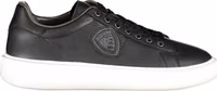 Black Polyurethane Men's Sneaker 1