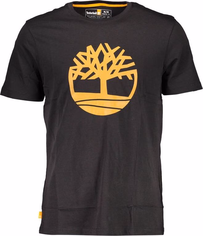 Black Organic Cotton Men T-Shirt