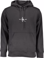 Black Cotton Men Sweatshirt 1