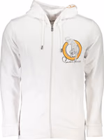 White Cotton Men Sweatshirt 1