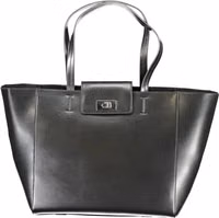 Black Recycled Polyester Women Handbag 1