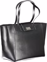 Black Recycled Polyester Women Handbag 3